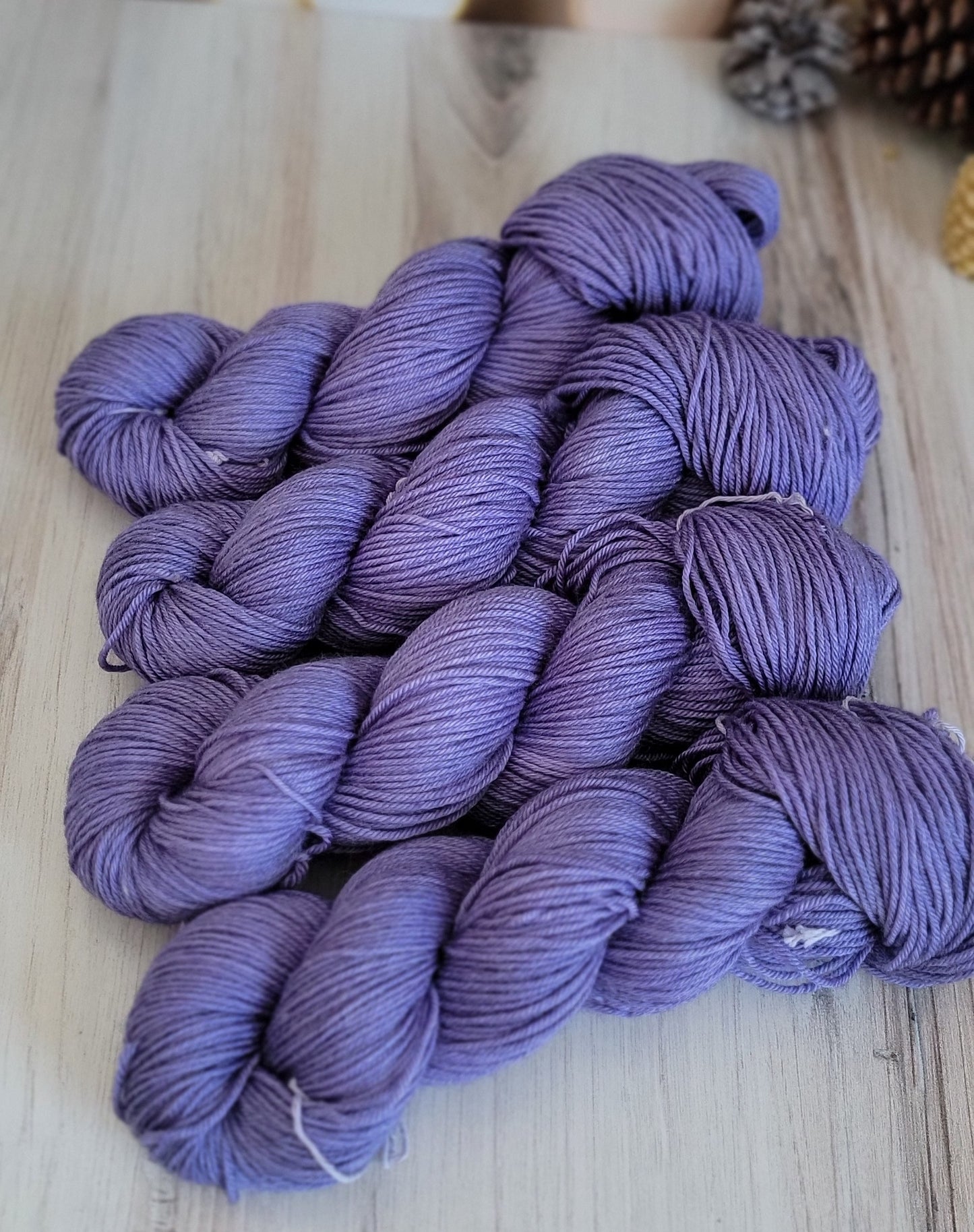 OOAK Purple Sport Weight Lotus Fiber Blend / Ready to Ship
