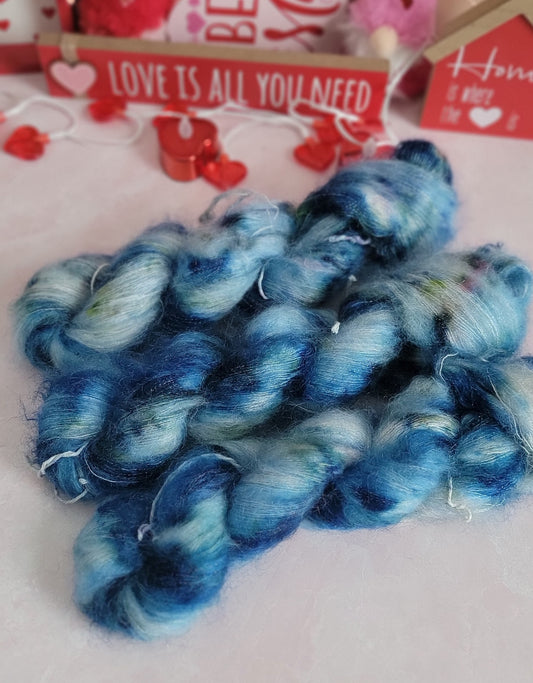 Bad Words Mohair Silk Shimmer Stranded / Ready to Ship