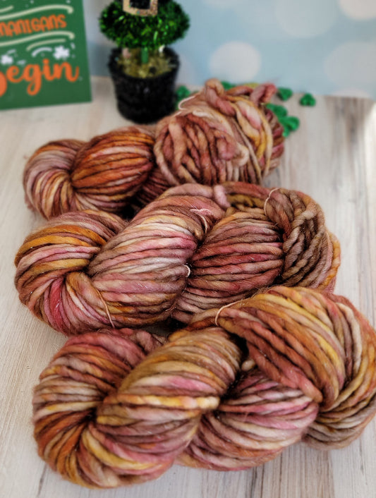 Granola or Weed SHIMMER 92 Yard Super Bulky / Ready to Ship