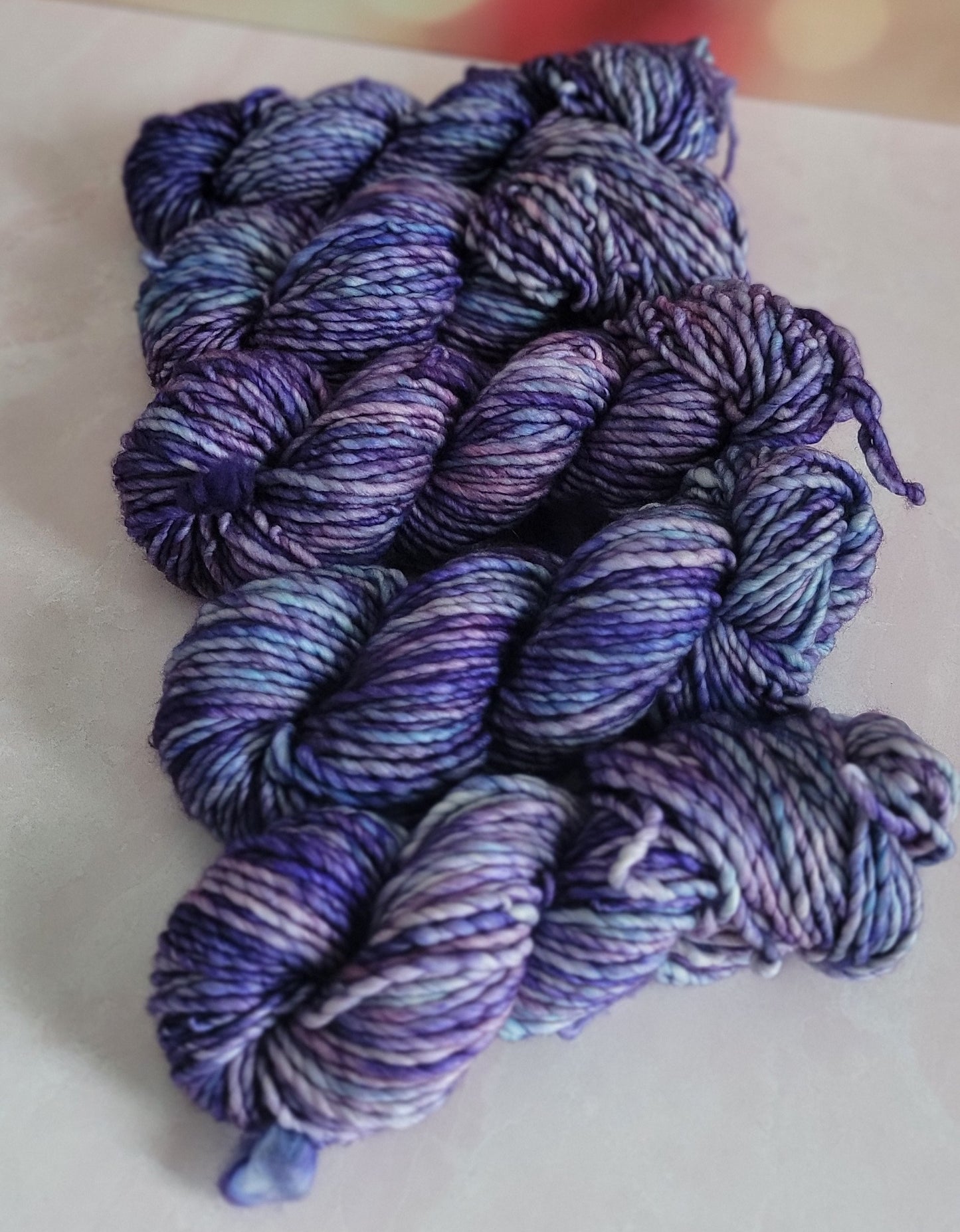 OOAK SBL80-ISH BLUE-ISH Super Bulky Lite / Ready to Ship