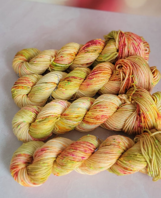 OOAK Neon Tweed DK Weight / Ready to Ship