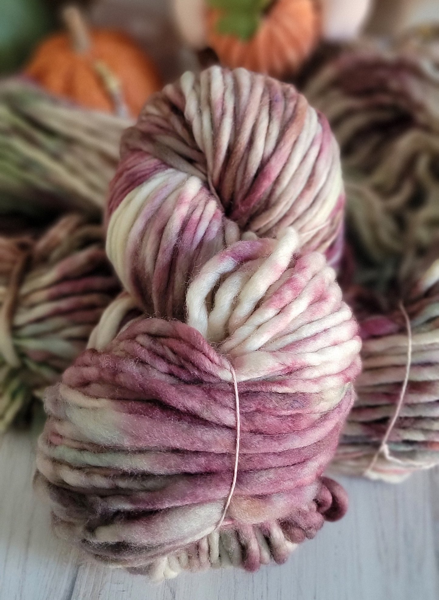 OOAK Pistachio Pink Super Bulky SB141 / Ready to Ship