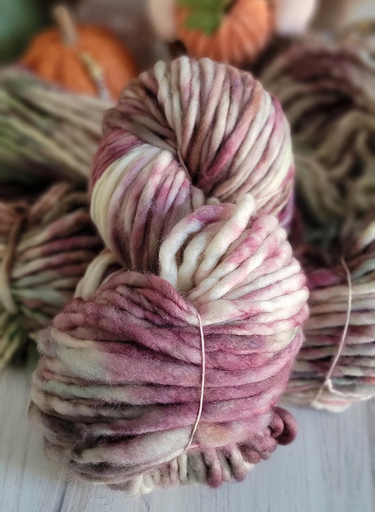 OOAK Pistachio Pink Super Bulky SB141 / Ready to Ship