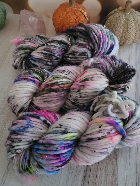 Hazy Shade of Winter SUPER SHIMMER 130 Yard Super Bulky / Ready to Ship