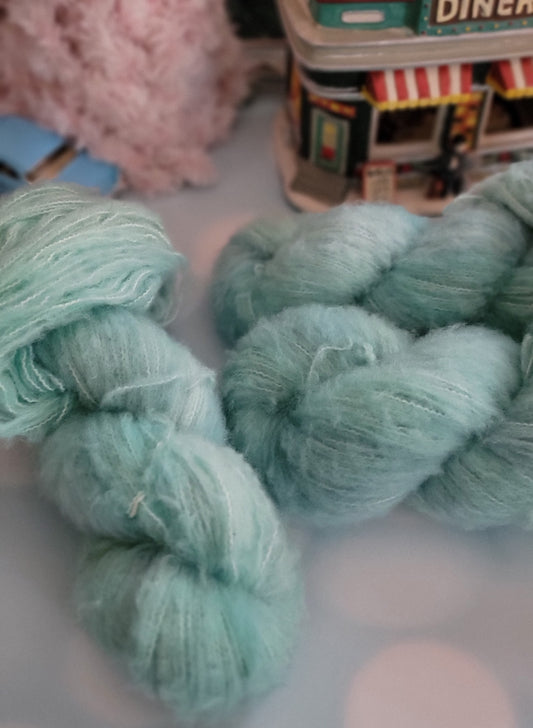 Cold as Ice - DK Fluff / Ready to Ship