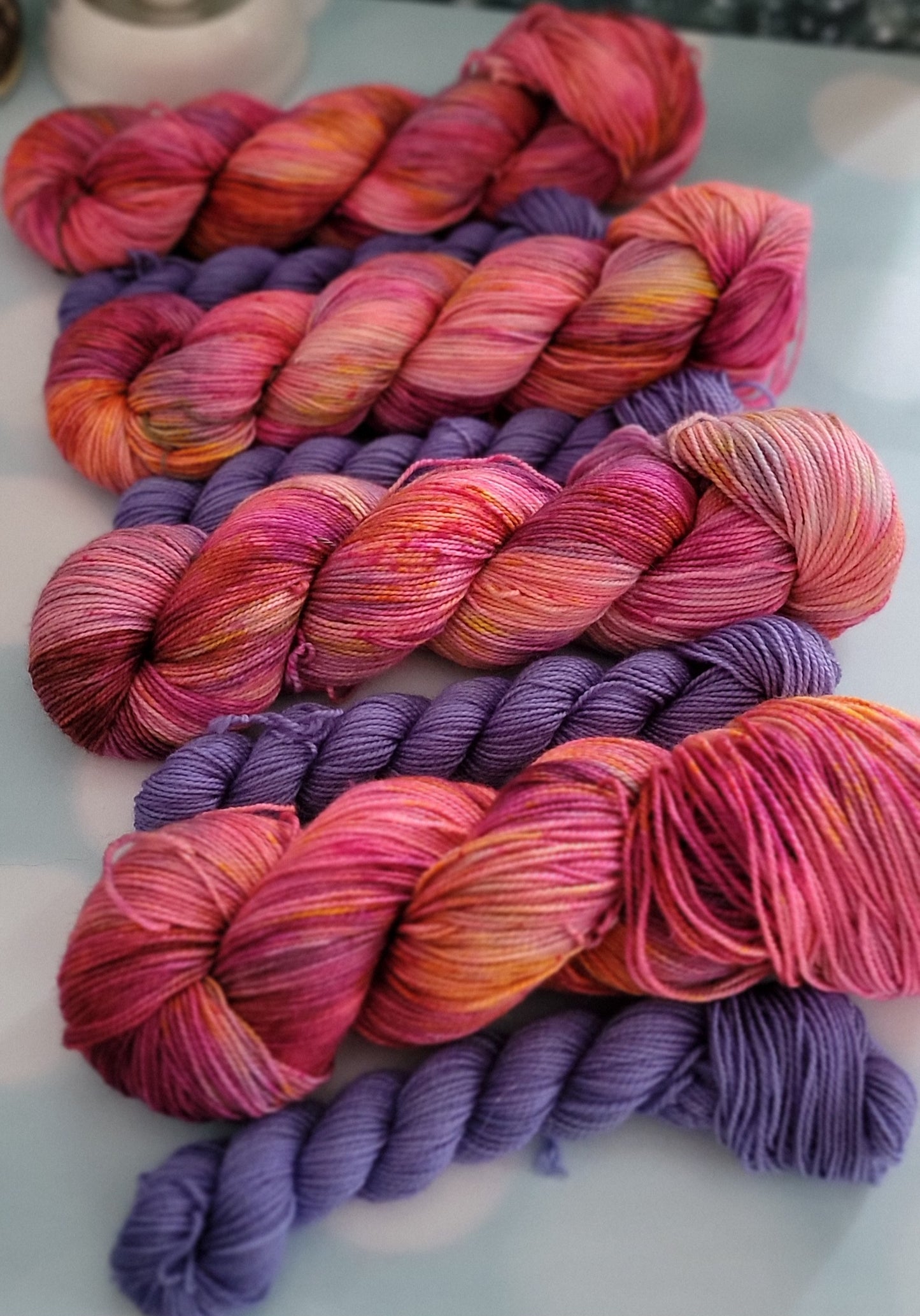 Sunsets at the Farm (darker) Sock Set / Ready to Ship