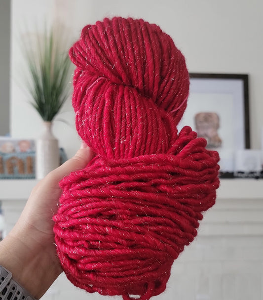 Red Rover SBL130 SHIMMER (lite super bulky) / Ready to Ship