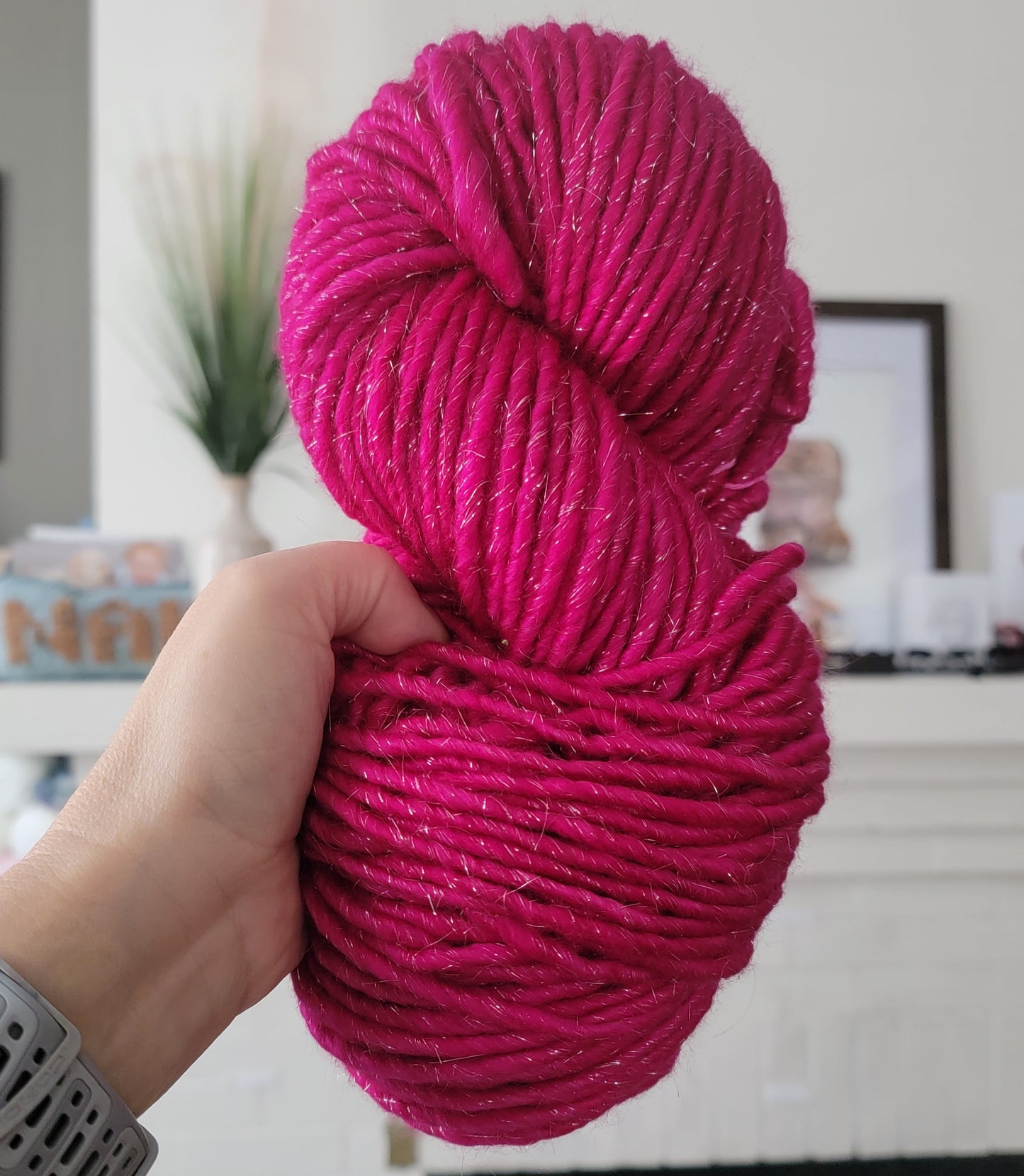 Razzelberry SBL130 SHIMMER (lite super bulky) / Ready to Ship