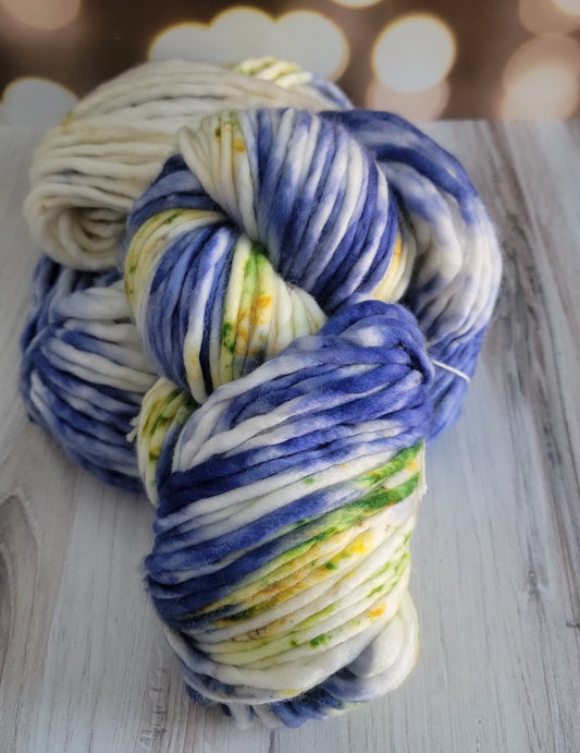 OOAK Periwinkle Green Super Bulky SB141 / Ready to Ship
