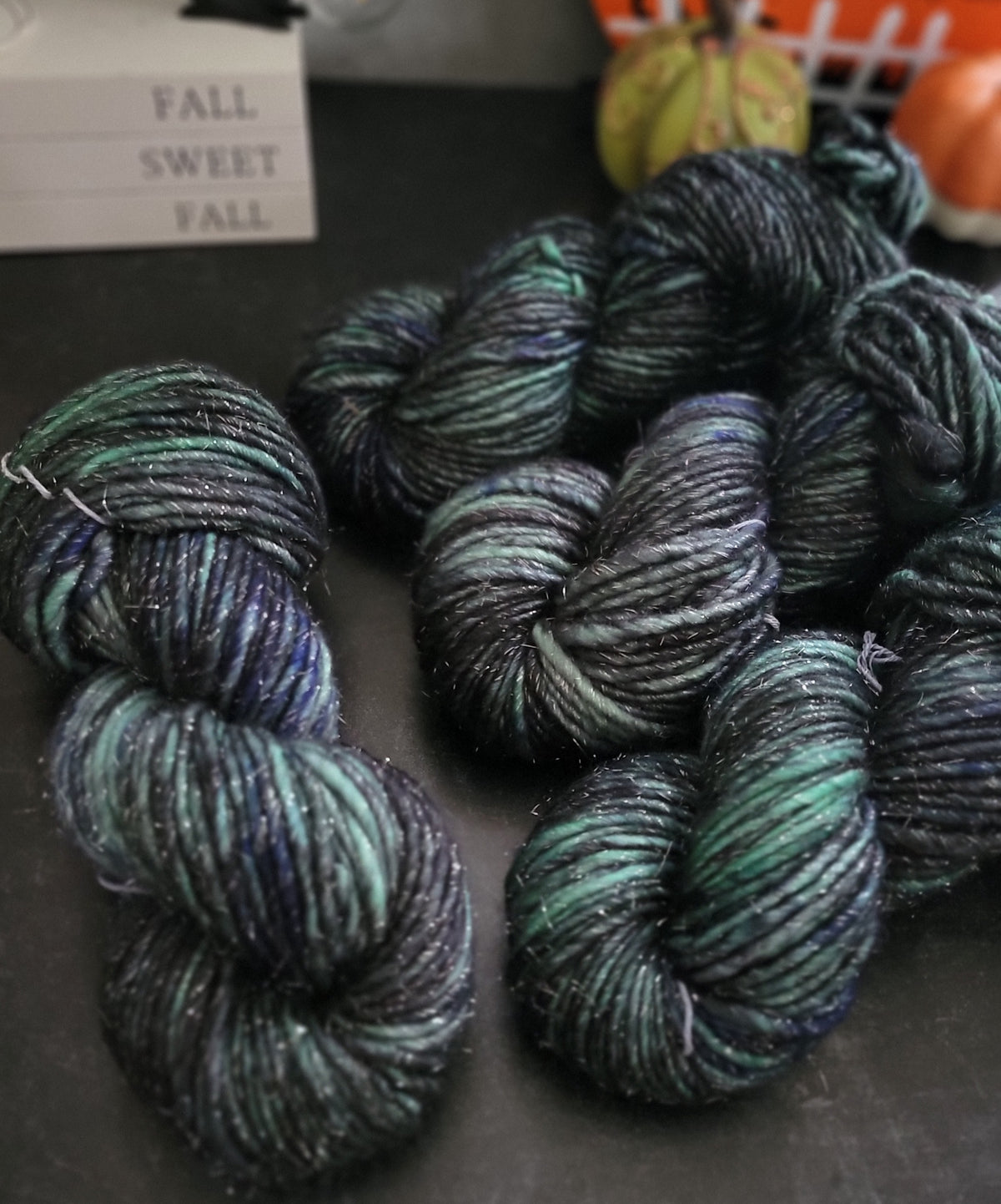 Edgar Allen Crow SBL130 SHIMMER (lite super bulky) / Ready to Ship