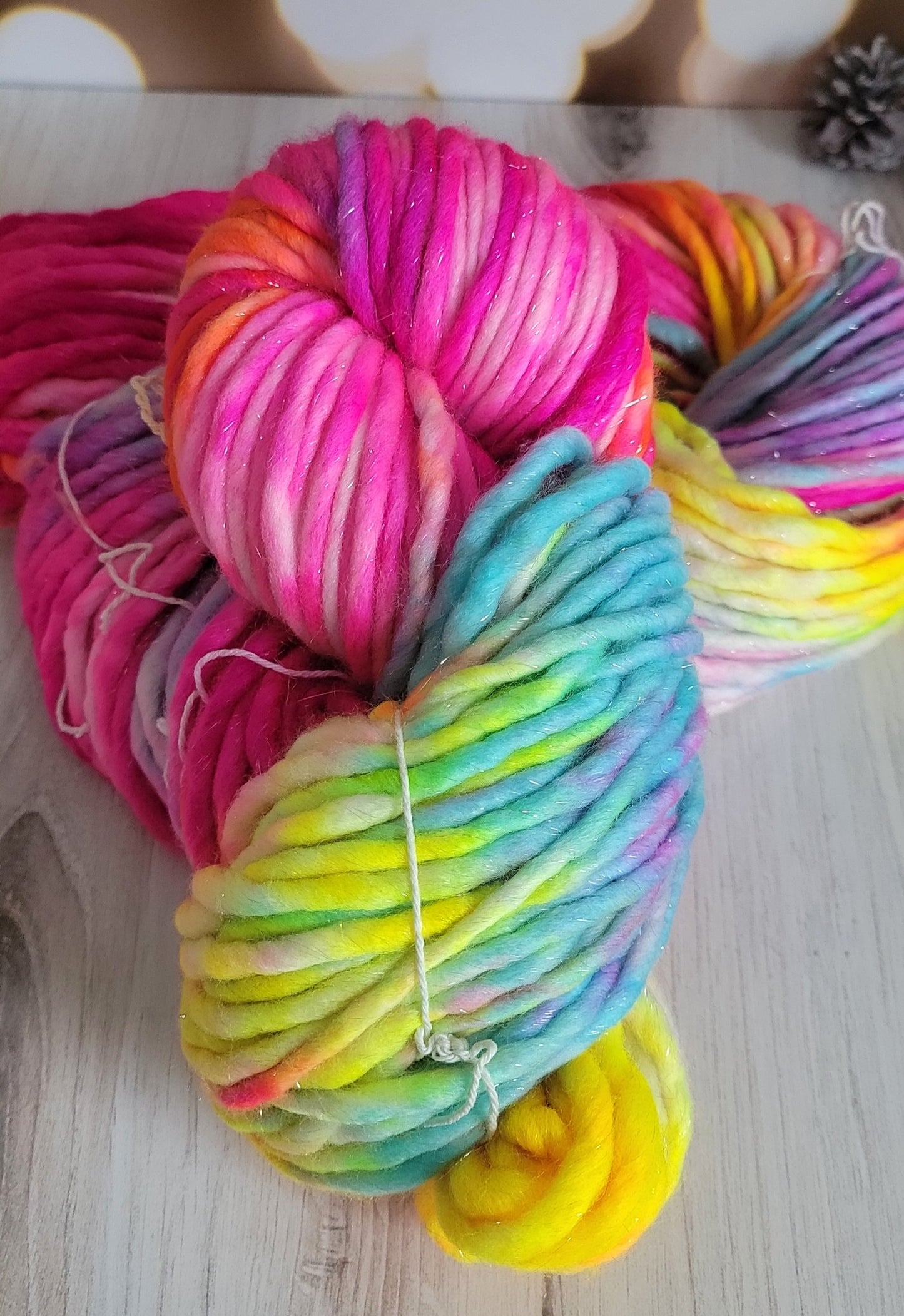 Popples SUPER SHIMMER 130 Yard Super Bulky / Ready to Ship