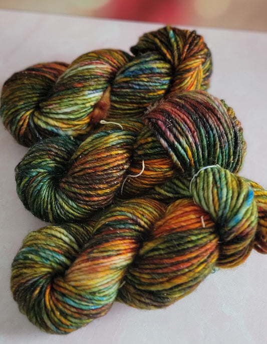Neuschwanstein in Fall SBL130 SHIMMER (lite super bulky) / Ready to Ship