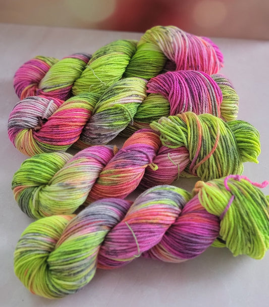 Salt Your Watermelon NON Superwash Worsted Weight Yarn / Ready to Ship