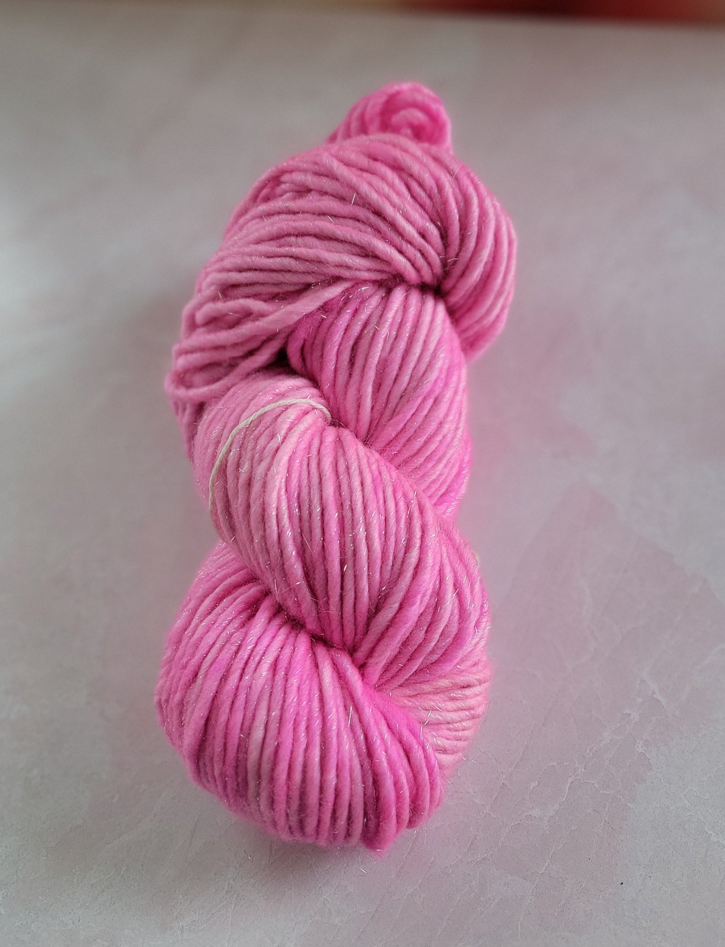 Pink SBL130 SHIMMER (lite super bulky) / Ready to Ship