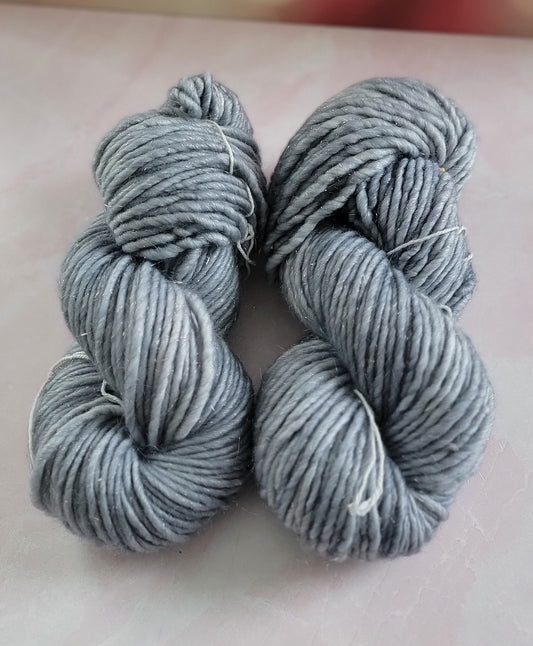 Grey SBL130 SHIMMER (lite super bulky) / Ready to Ship