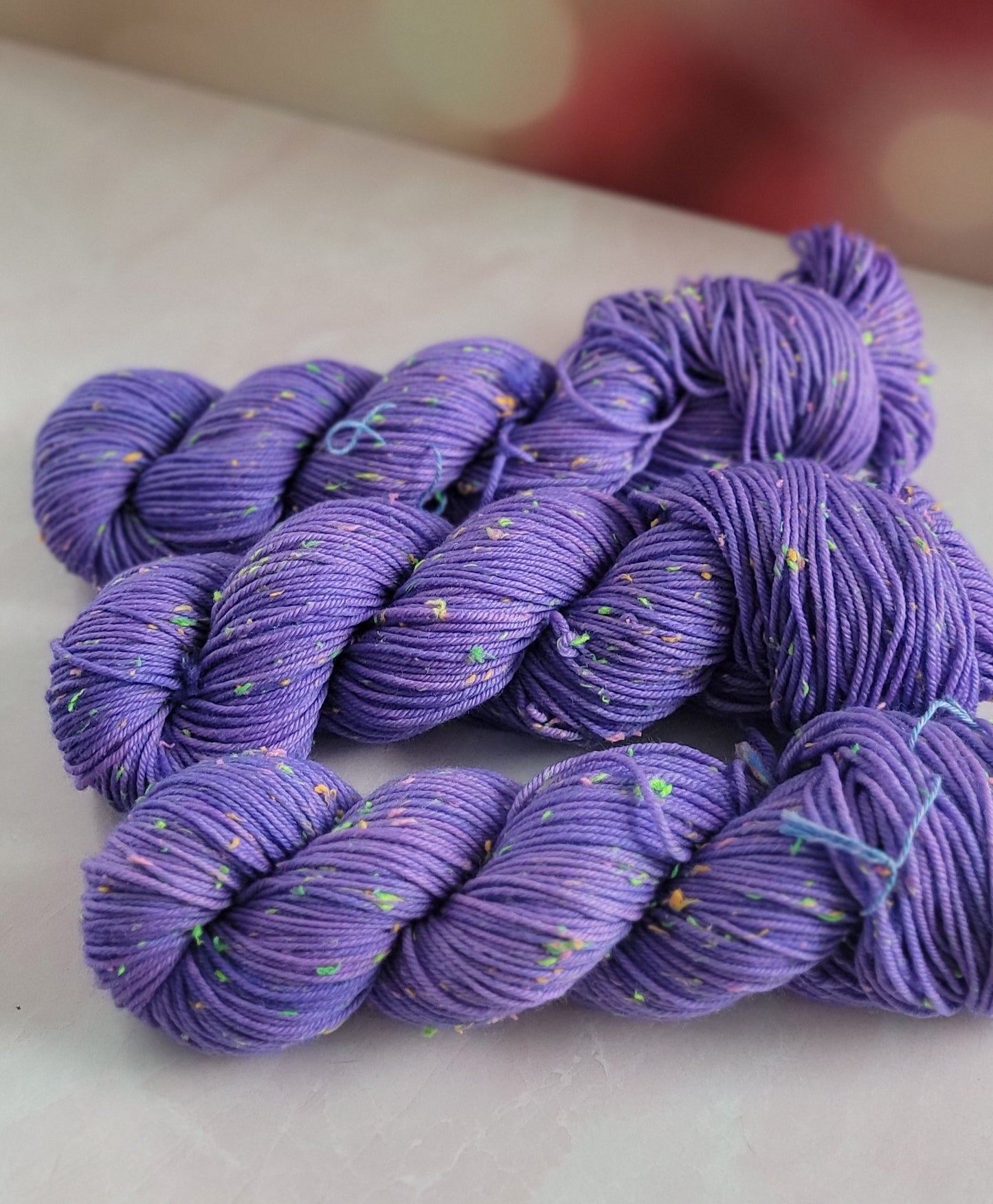 OOAK Light Purple Neon Tween DK Weight / Ready to Ship