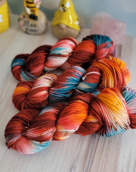 Fall on the Farm New DK 100% SWM Yarn / Ready to Ship