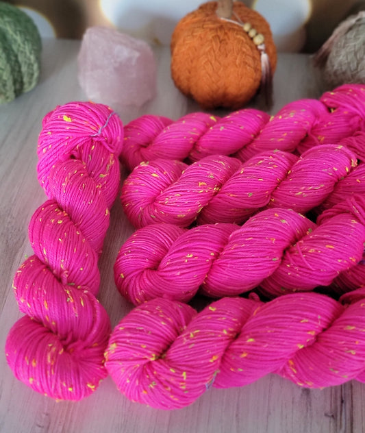 Pinky Tuscadero Neon Tweed DK Weight / Ready to Ship
