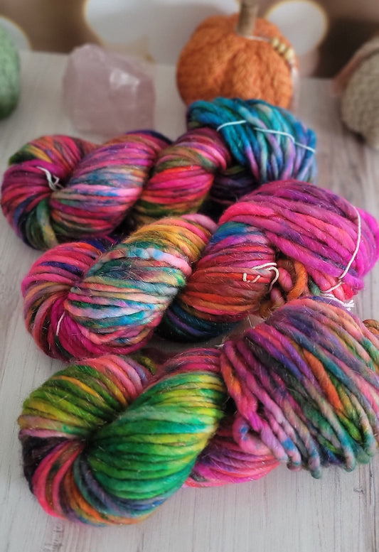 OOAK MULTI SHIMMER 92 Yard Super Bulky / Ready to Ship
