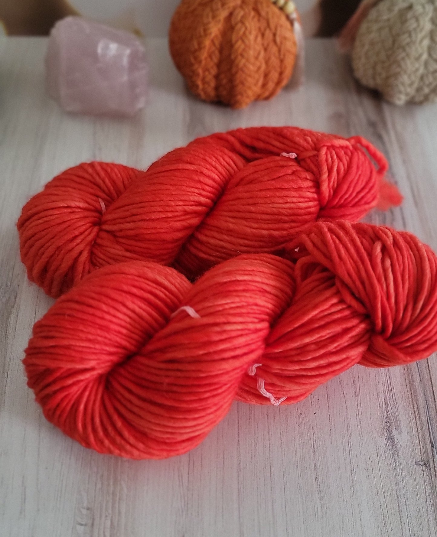 OOAK Coral SBL130 (lite super bulky) / Ready to Ship
