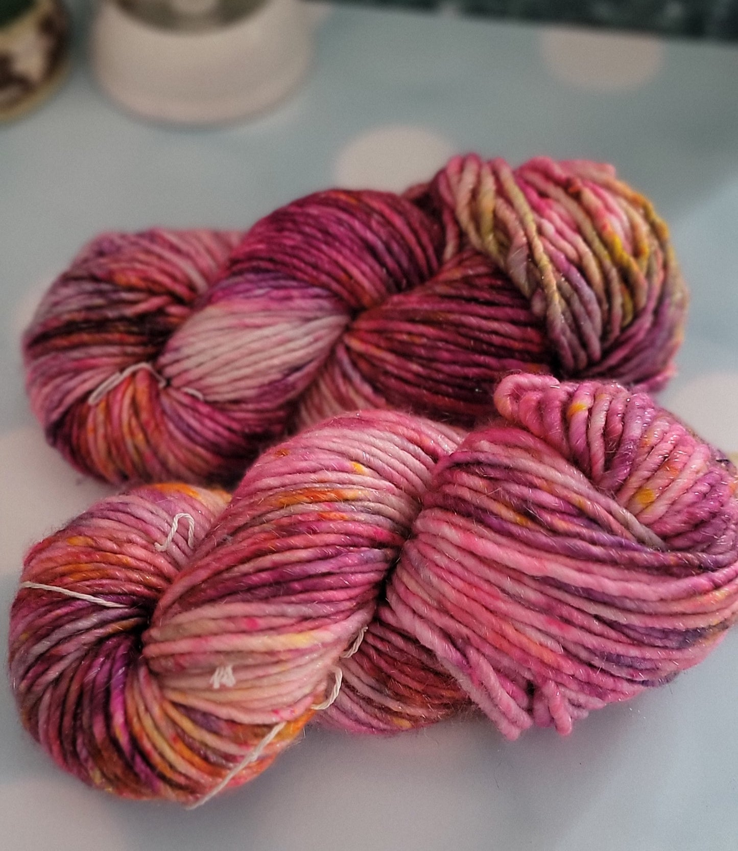 Sunsets at the Farm SBL130 SHIMMER (lite super bulky) / Ready to Ship