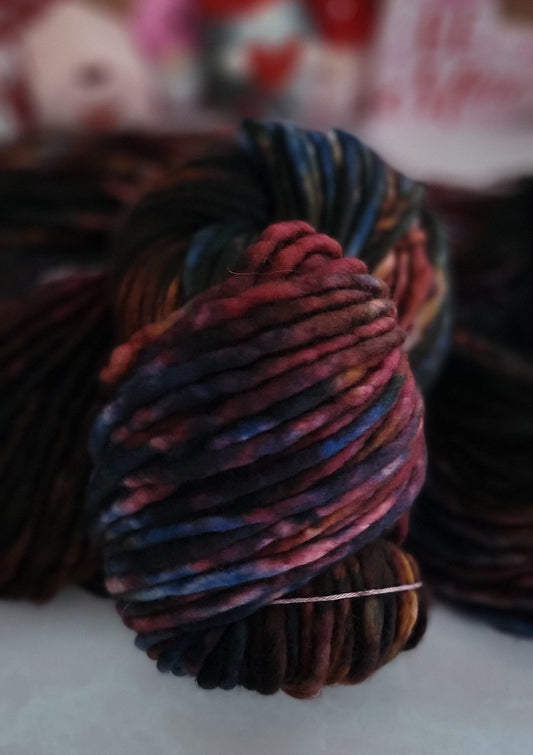 OOAK Very Dark Super Bulky SB141 / Ready to Ship