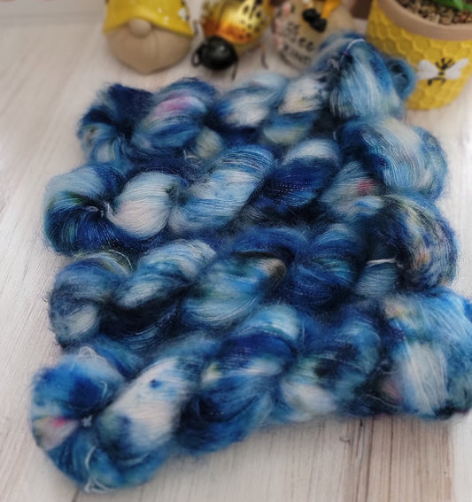 Bad Words Mohair Silk Shimmer Stranded / Ready to Ship