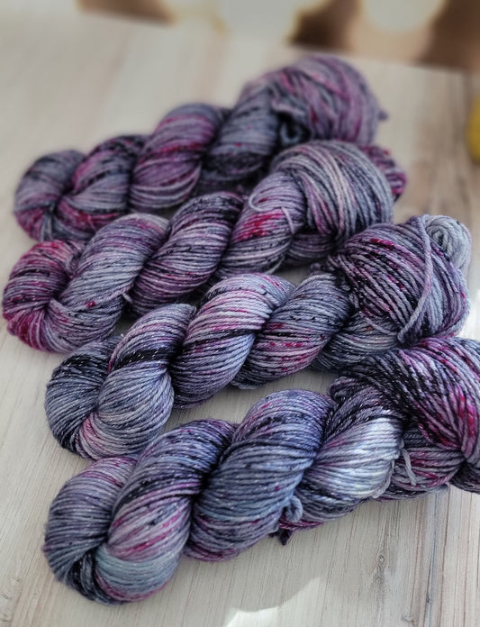 OOAK Purple-ish DK Sparkle  / Ready to Ship