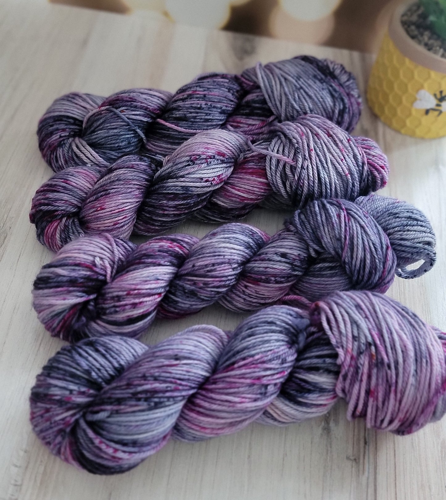OOAK Purple-ish Worsted 219 Yards  / Ready to Ship