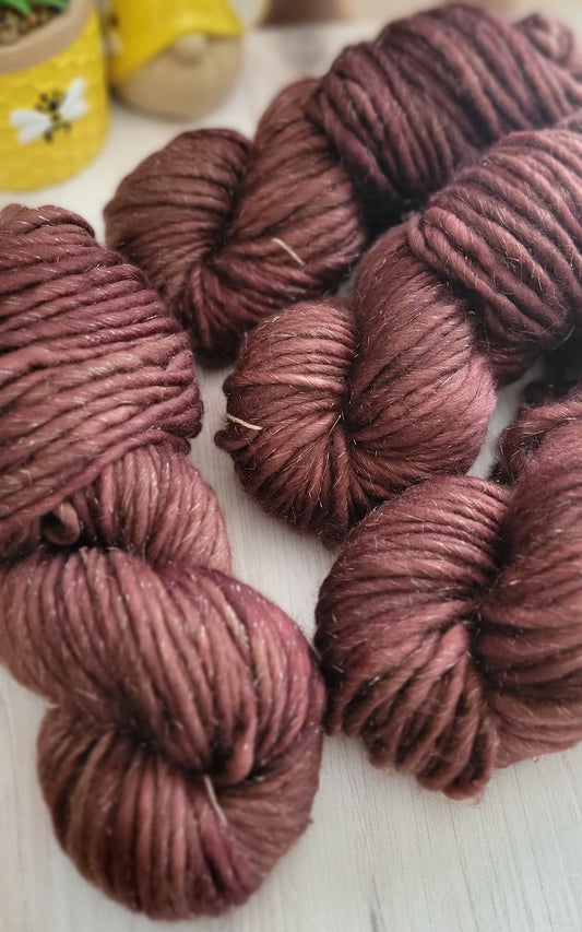 Count Chocula SHIMMER 92 Yard Super Bulky / Ready to Ship