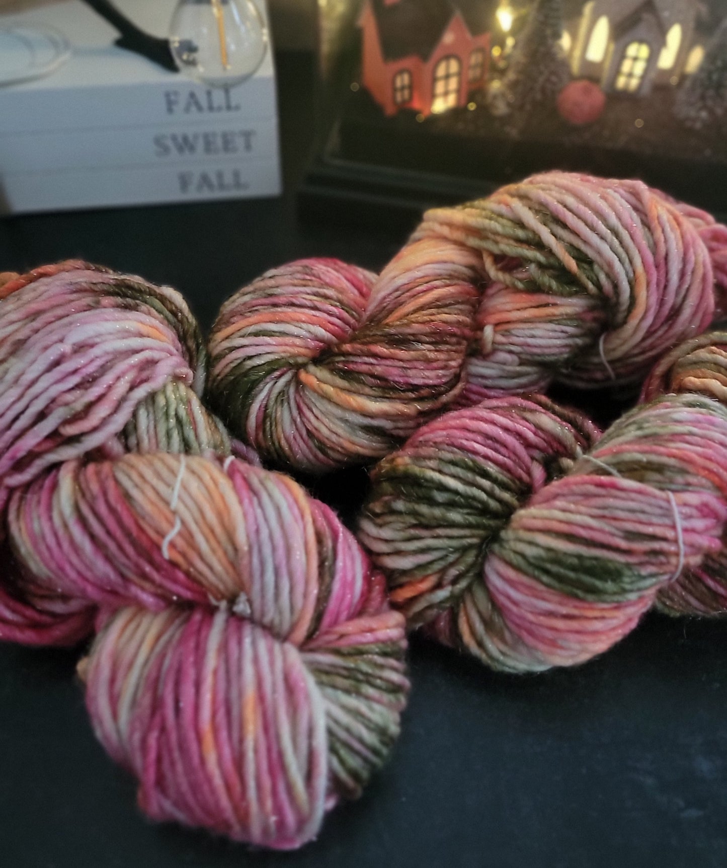 Autumn Foliage SBL130 SHIMMER (lite super bulky) / Ready to Ship