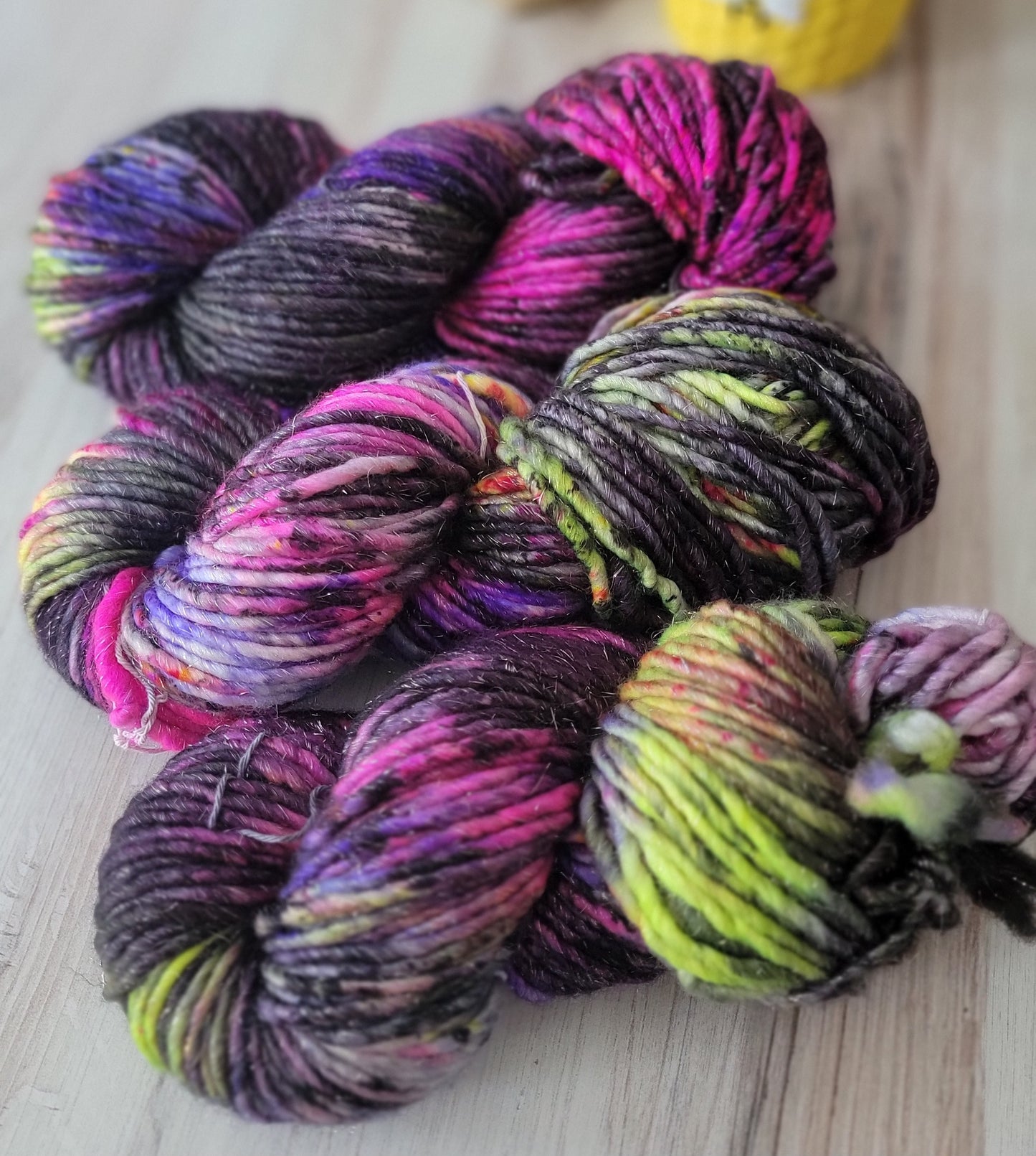 I Get My Kicks Above the Waistline SBL130 SHIMMER (lite super bulky) / Ready to Ship