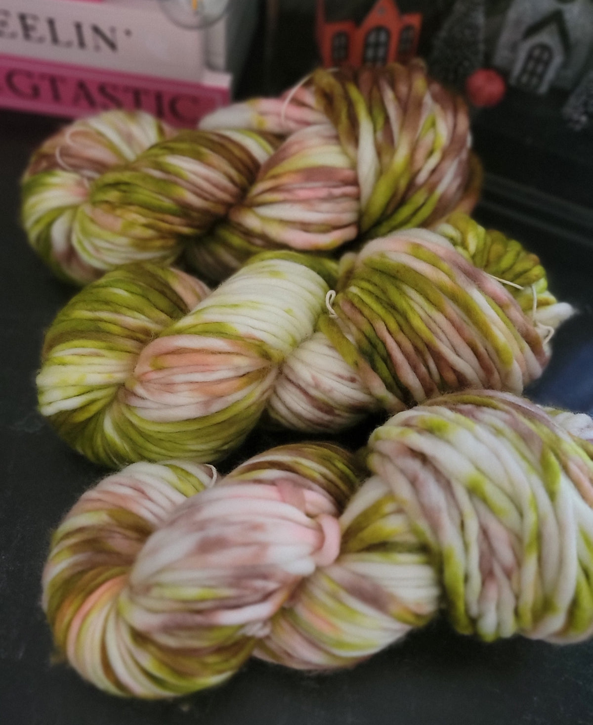 OOAK Chartreuse Super Bulky 92 Yard / Ready to Ship