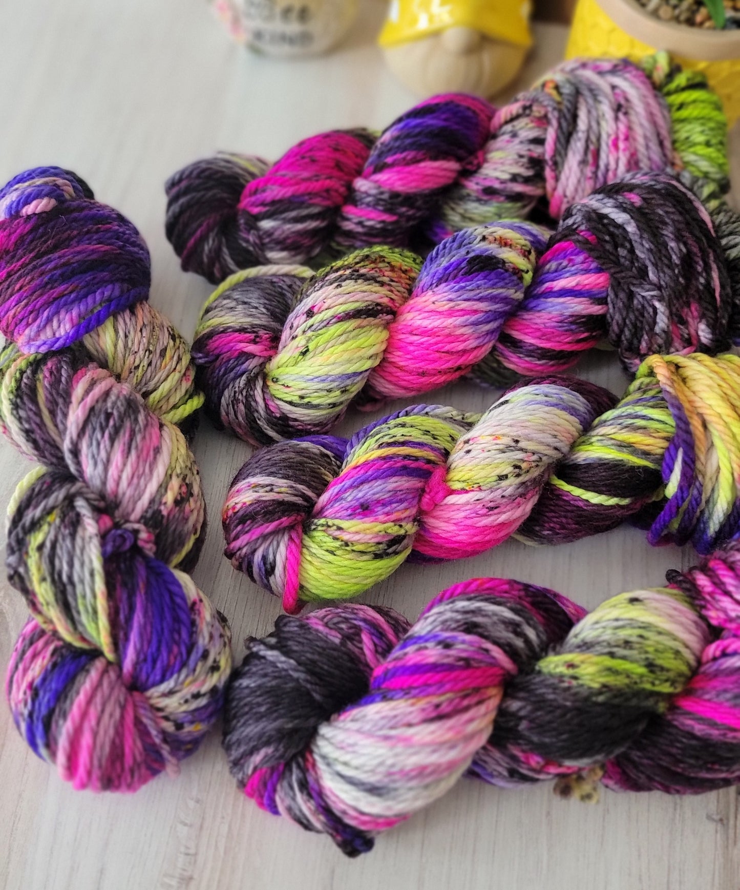 I Get My Kicks Above the Waistline Bulky 3ply Weight Yarn / Ready to Ship