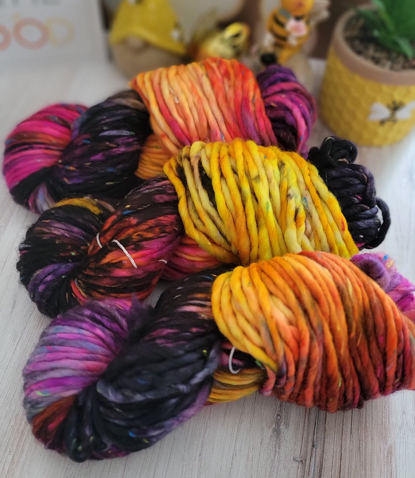 Starman Neon Tweed Super Bulky / Ready to Ship