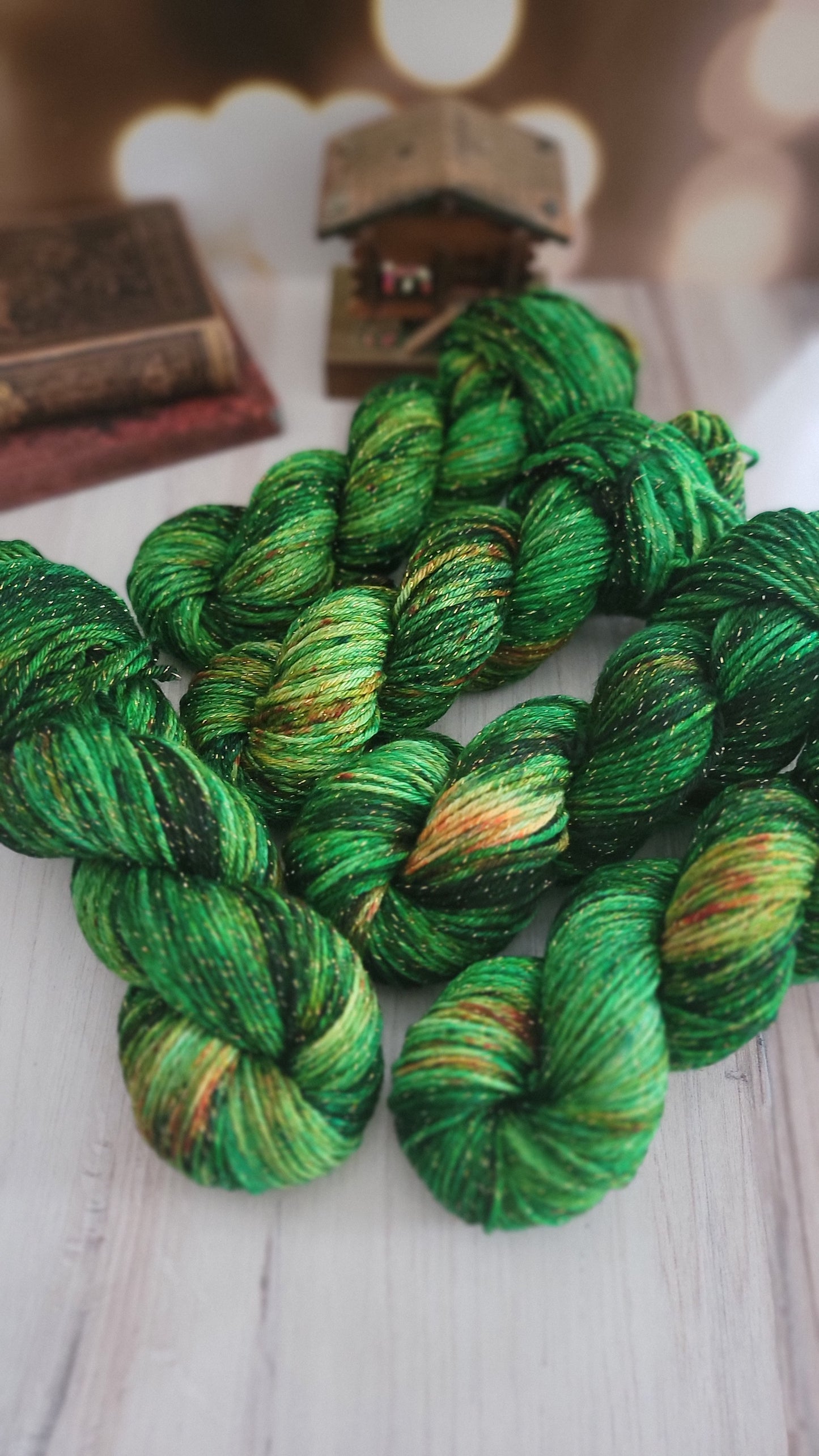 Loompaland Worsted Gold Sparkle  / Ready to Ship