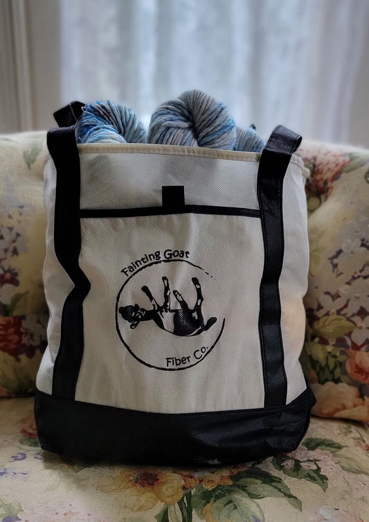 Fainting Goat Tote Bag / Ready to Ship